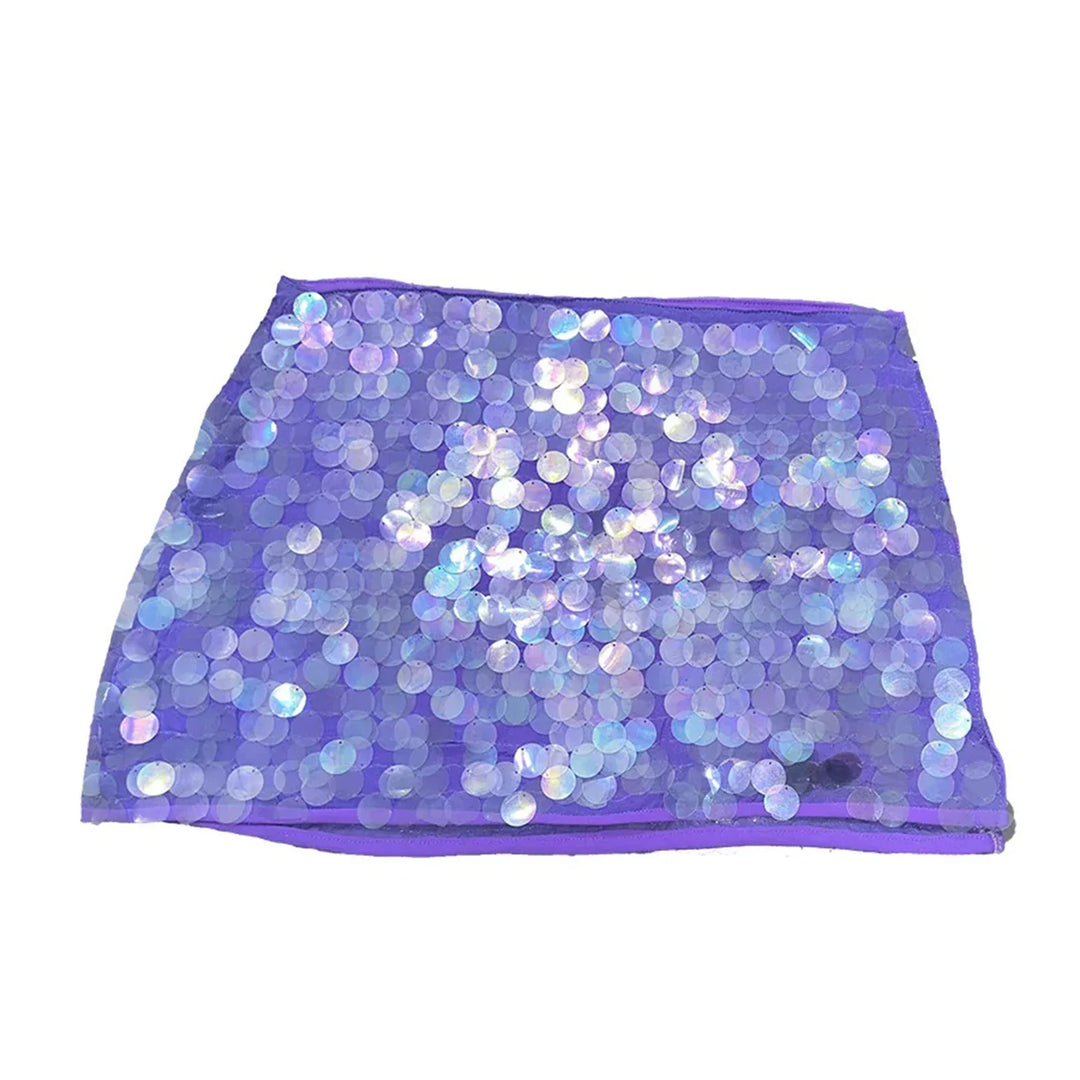 Lioraï – Mini-jupe à sequins effet brillant