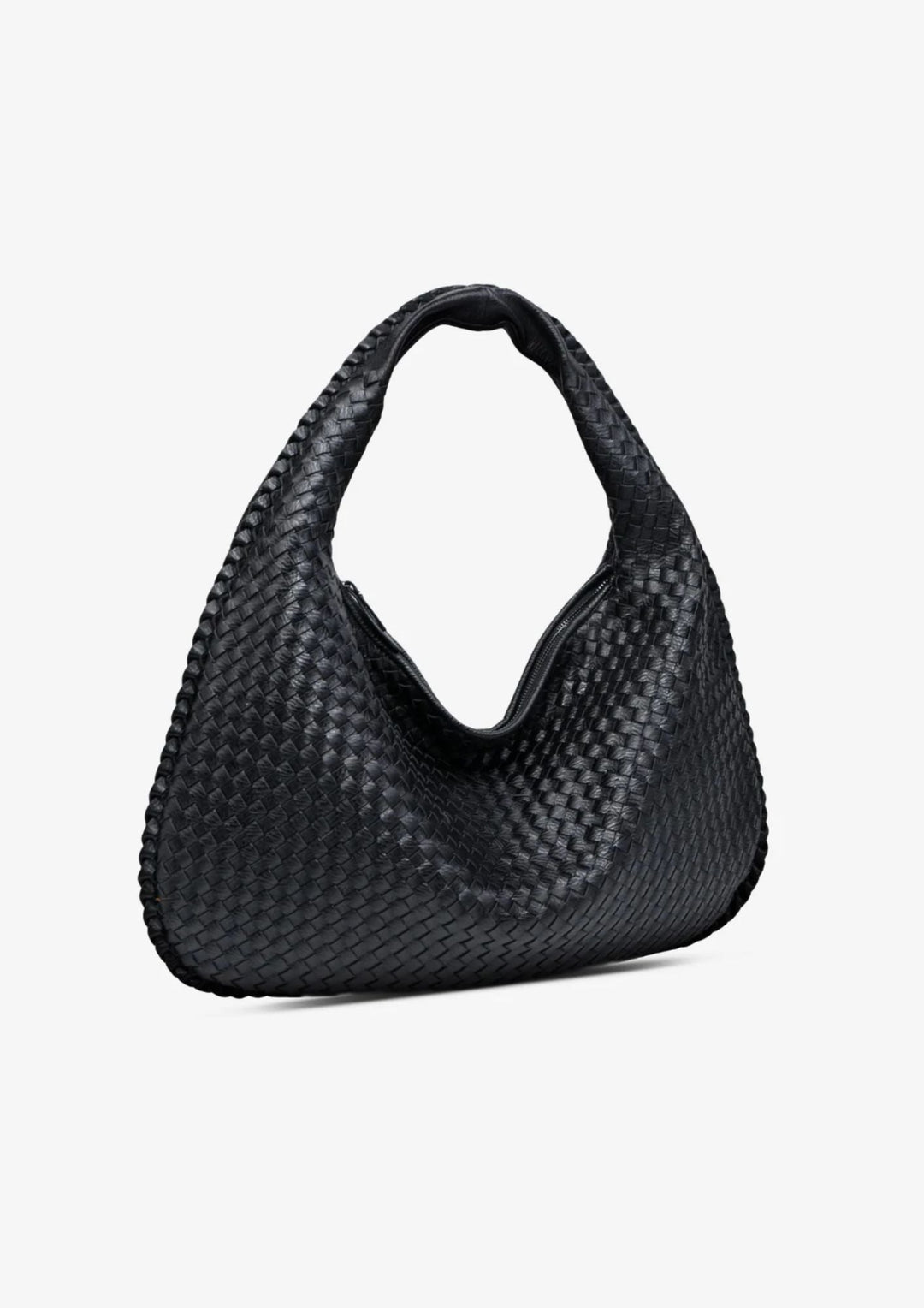 Solenya – Sac à main tissé en cuir vegan