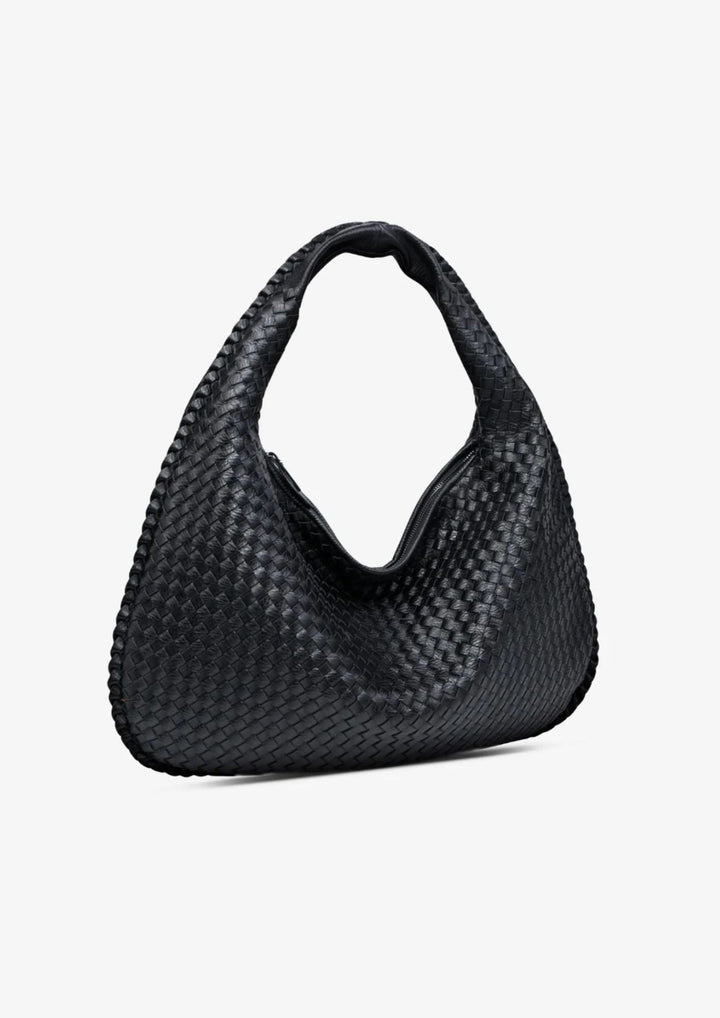 Solenya – Sac à main tissé en cuir vegan