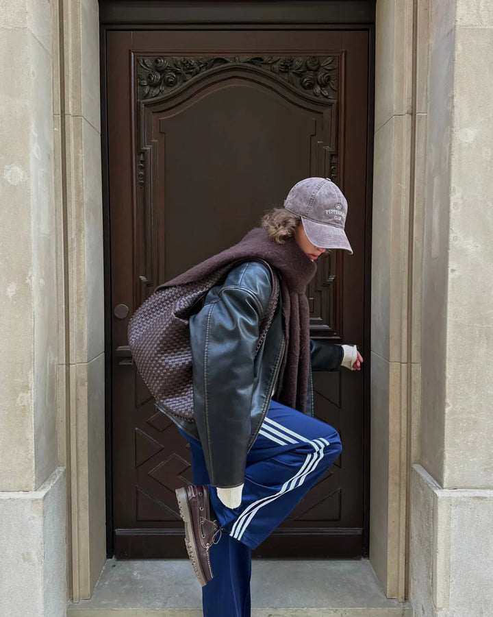 Solenya – Sac à main tissé en cuir vegan