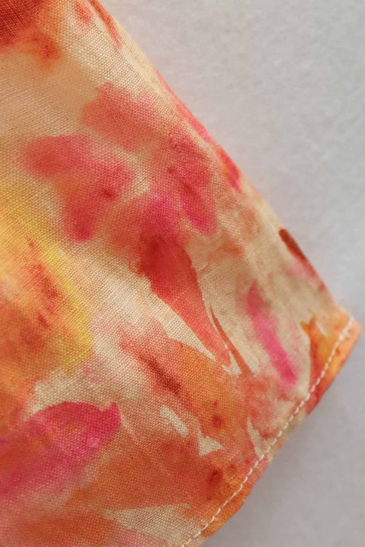 Amelora – Robe romantique à volants et imprimé floral