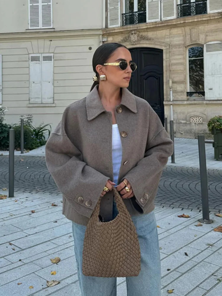 Marivelle – Refined coat with a relaxed fit