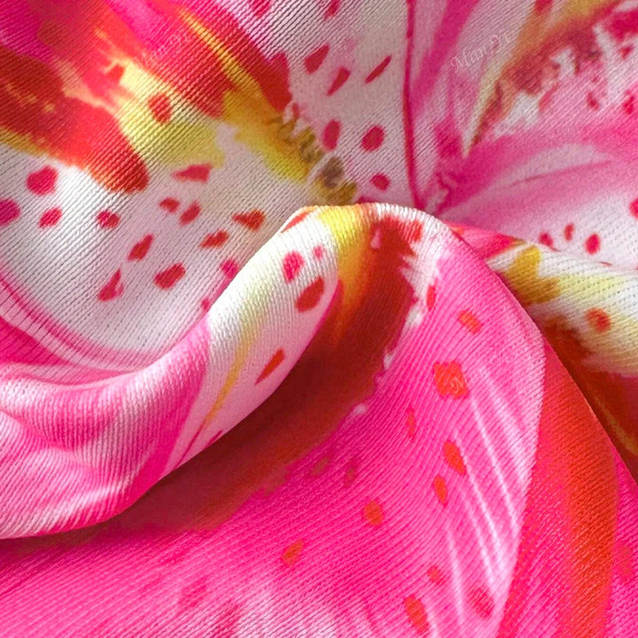 Lilou – Triangle bikini with floral detail