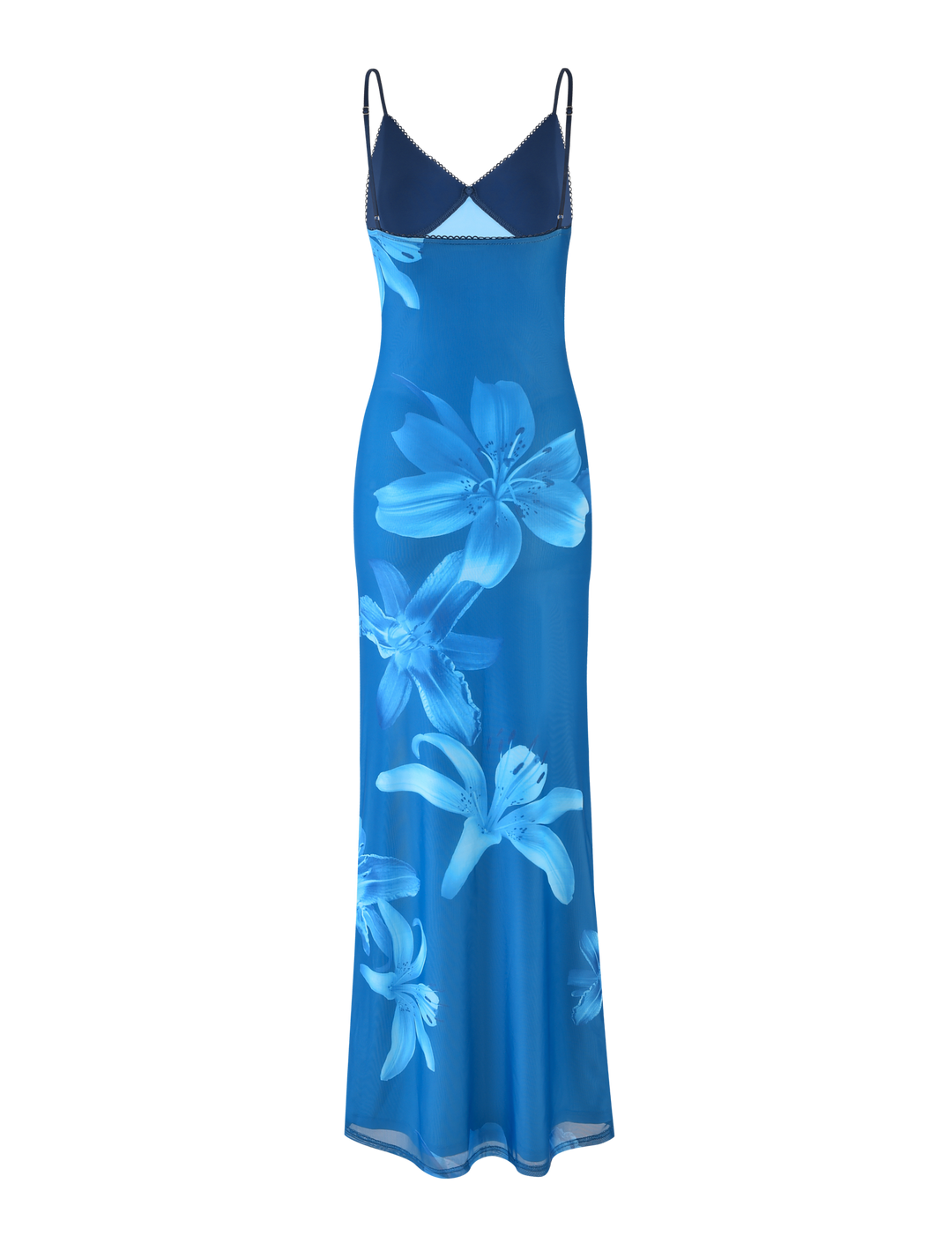 Meshira – Robe longue à imprimé orchidée