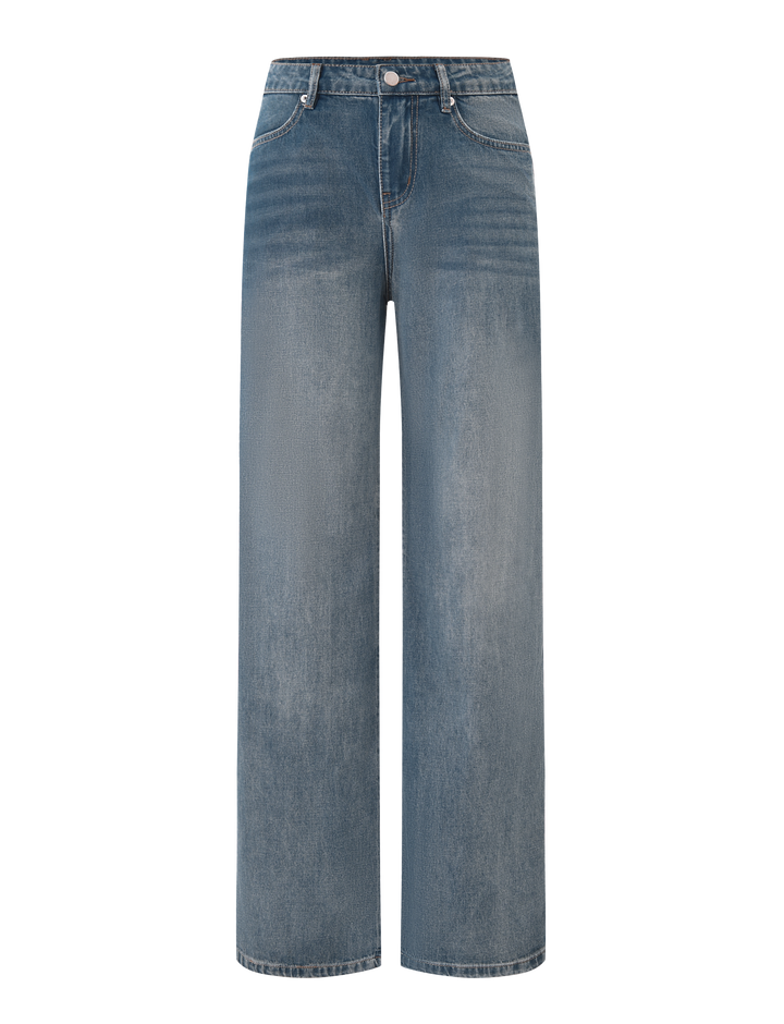 Maevin – Jean droit bleu moyen