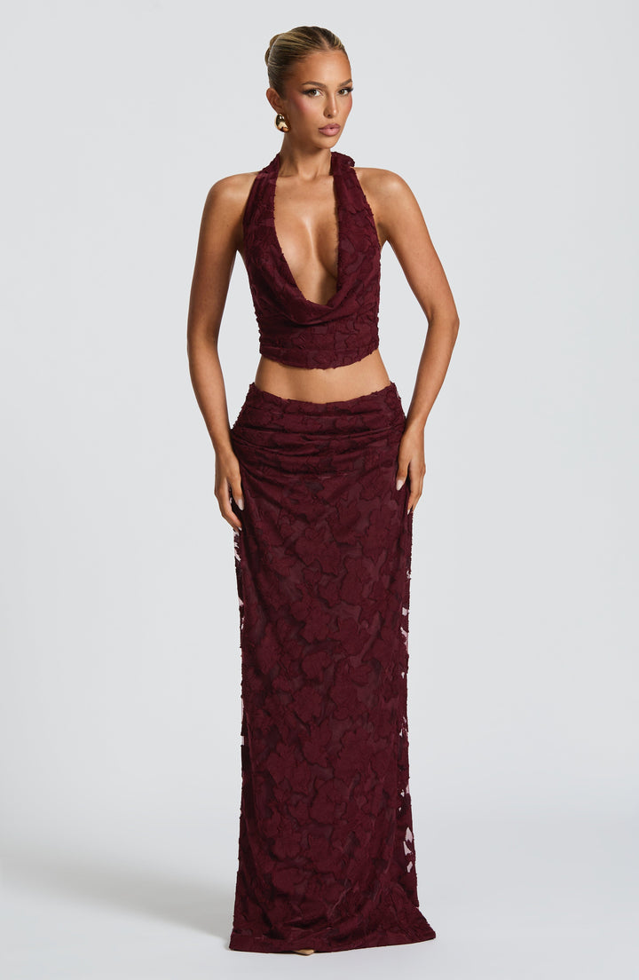 Naevina – Sheer bloemen co-ord set