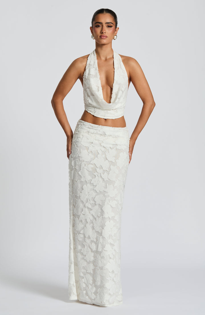 Naevina – Sheer bloemen co-ord set