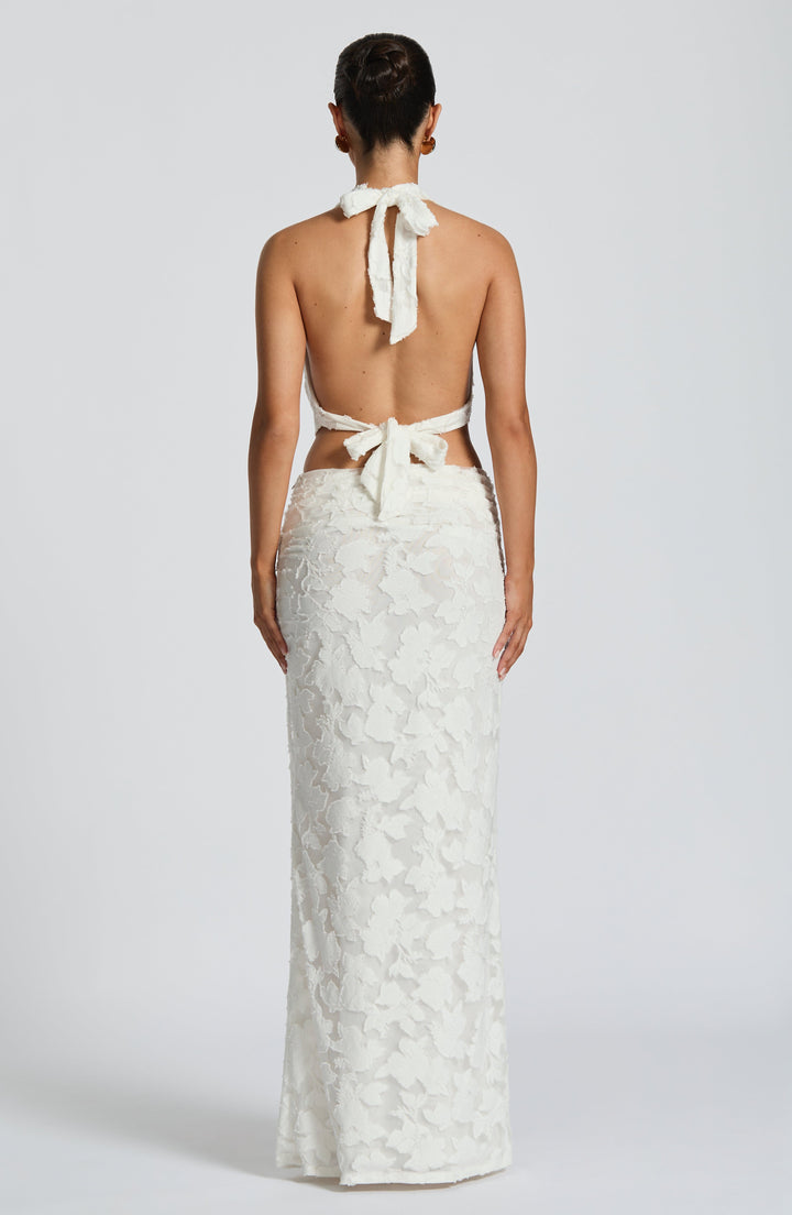 Naevina – Sheer bloemen co-ord set