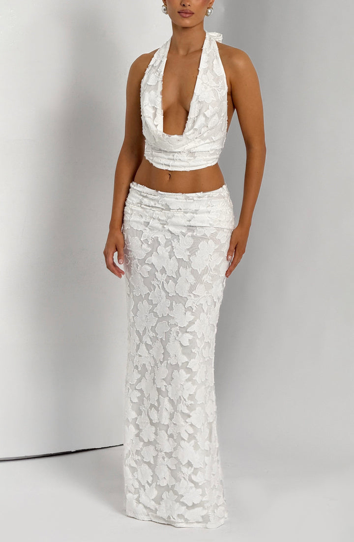 Naevina – Sheer bloemen co-ord set