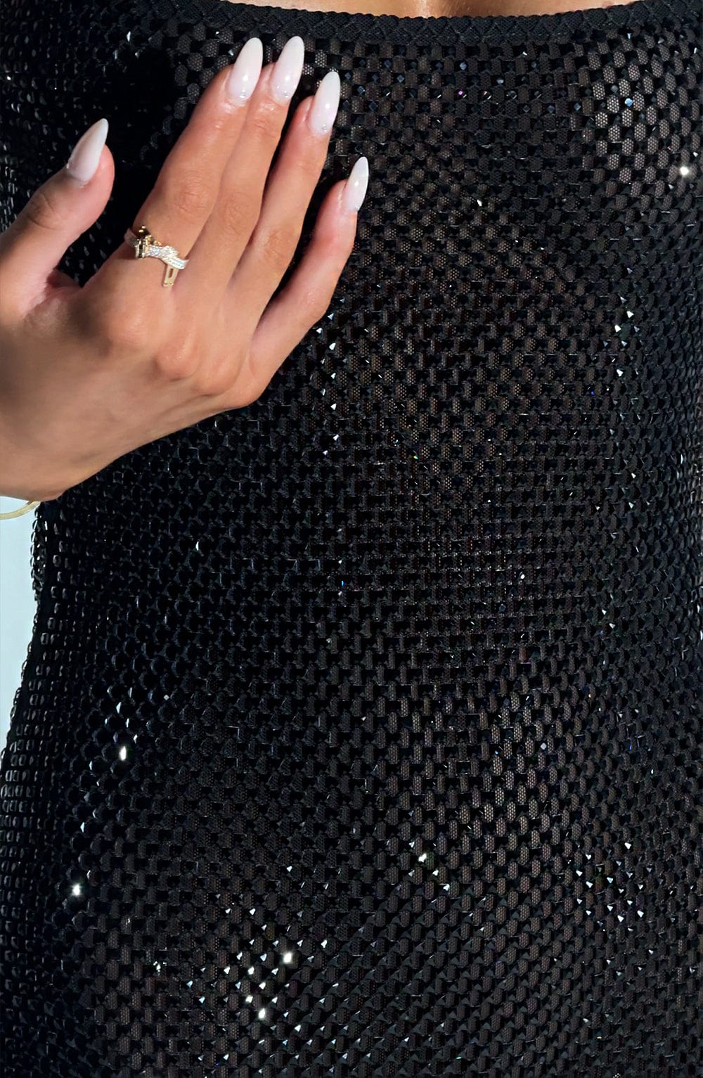 Vivienne – Elegante mini glitterjurk